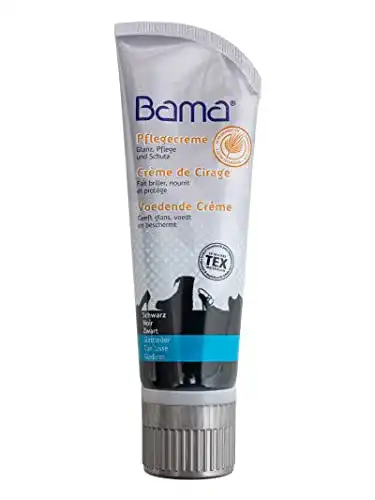 Bama Schuhcreme Unisex Pflegecreme für Schuhe, Schwarz, 75 ml