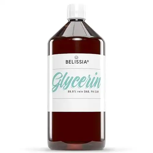 Pflanzliches Glycerin Belissia 1l 99,5% – Hochreines Produkt