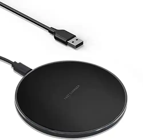 Qi-Ladegerät YOOUS Fast Wireless Charger Ladepad für kabelloses Laden