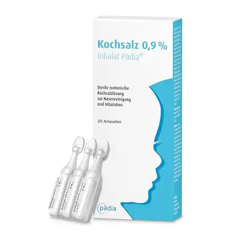 Inhalationslösung Kochsalz 0,9% Pädia Ampullen 20 x 2,5 ml