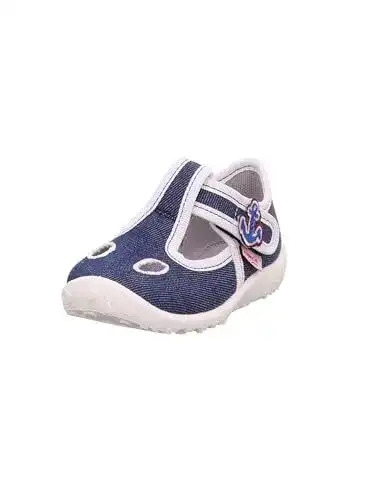 Superfit Jungen Spotty Hausschuhe in Blau – Größe 23
