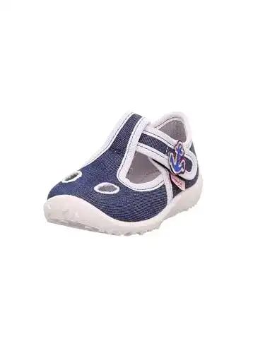 Superfit Jungen Spotty Hausschuhe in Blau – Größe 23