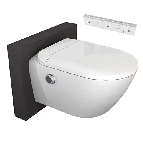 Bernstein Dusch-WC T640 Pro Spülrandloses Hänge-WC mit Hygiene-Funktionen