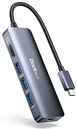 USB-C Hub für MacBook 5 in 1 Adapter mit HDMI 4K und USB 3.0