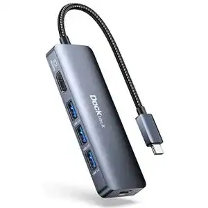 USB-C Hub für MacBook 5 in 1 Adapter mit HDMI 4K und USB 3.0