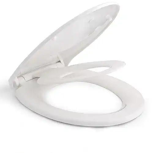 Himimi Familien Toilettensitz mit magnetischem Kindersitz