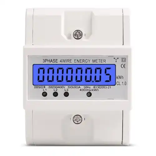 Digitaler Stromzähler MIRTHBUY mit LCD, 3-Phasen und 4-Draht