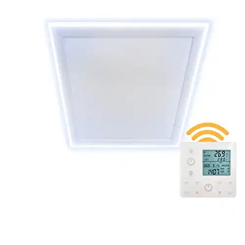 Heidenfeld Infrarotheizung HF-HP500 mit LED Rahmen und Thermostat