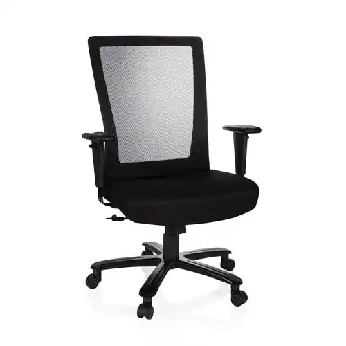 Bürostuhl mit Netzrücken hjh OFFICE 738010 XXL für hohe Belastungen