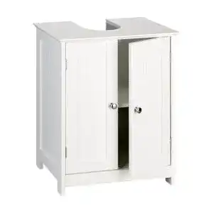 Waschbeckenunterschrank Shelfmade – Weißer Waschtischunterschrank im Landhausstil