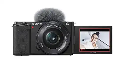 Sony Alpha ZV-E10 APS-C spiegellose Vlog-Kamera mit 16-50mm Objektiv