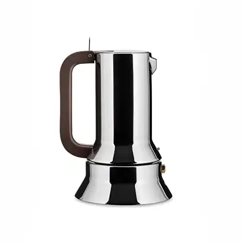 Alessi Espressokocher 3 Tassen für Induktion aus Edelstahl