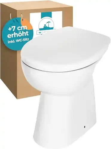 Stand-WC Calmwaters Elements – Spülrandloses WC Komplettset