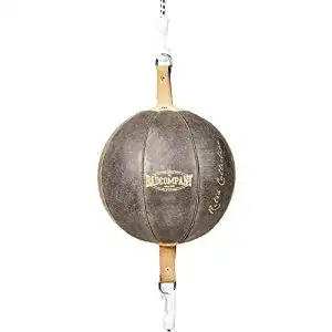 Doppelendball Bad Company Retro aus Rindsleder mit elastischen Spanngurten