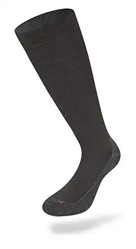 Lenz Skiing 4.0 Socken in Schwarz für Schuhgröße 45-47