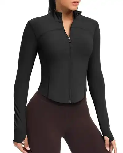 Laufjacke für Damen von Queenieke Sportjacke für Fitness und Yoga
