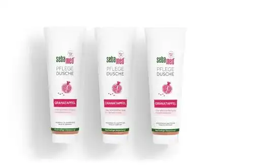 Sebamed Pflege-Dusche Duschgel mit Granatapfel, 3 x 250 ml