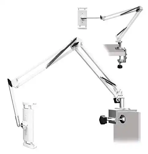 Tablet-Halterung für Bett und Tisch mit verstellbarem Metallarm