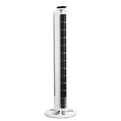Vornado Turmventilator Weiß mit 1020 m³/h Luftstrom