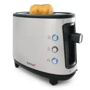 Mini-Toaster Korona 21304 Ein-Scheiben-Toaster mit Brötchenaufsatz