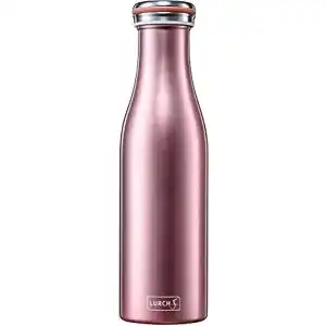 Lurch Isolierflasche 240905 aus doppelwandigem Edelstahl für heiße und kalte Getränke