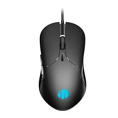 Kabelgebundene Silent Mouse mit 4800 DPI und leisem Klick