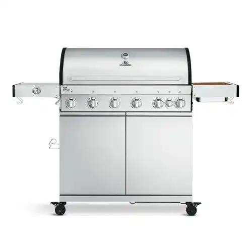 Burnhard Gasgrill 6-Brenner mit Backburner und Infrarot-Heckbrenner