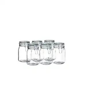 Einmachgläser Mäser Gothika 1 l, 6er Set – Hochwertige Vorratsgläser