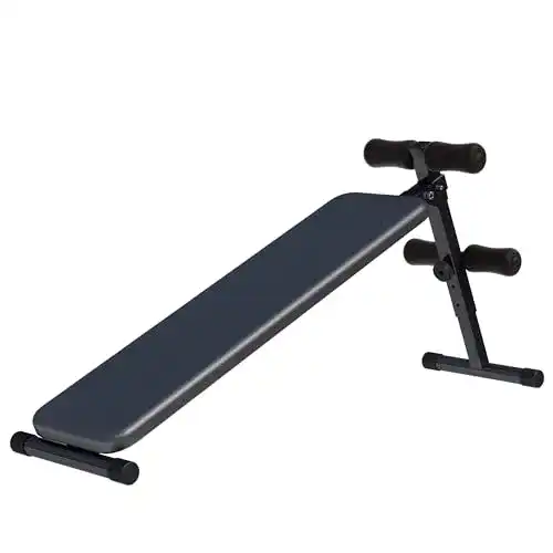 Bauchtrainer GORILLA SPORTS Sit Up Bank klappbar mit verstellbarem Winkel