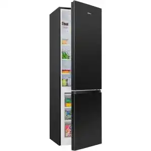 Bomann Kühlschrank mit Gefrierfach in Schwarz, 180 cm, Energieklasse D