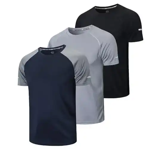 Laufshirt Gaiatiger 3er Pack Sport T-Shirts für Herren