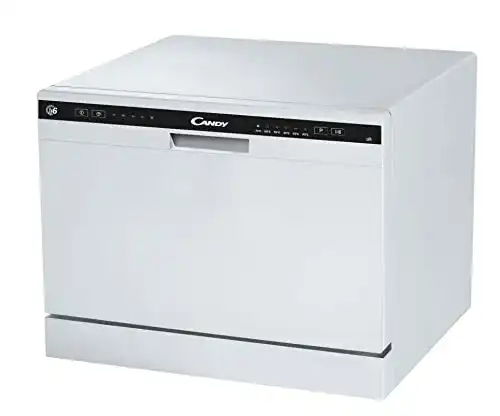 Candy CDCP 6 Geschirrspüler 55 cm – kompakter Geschirrspüler für kleine Küchen