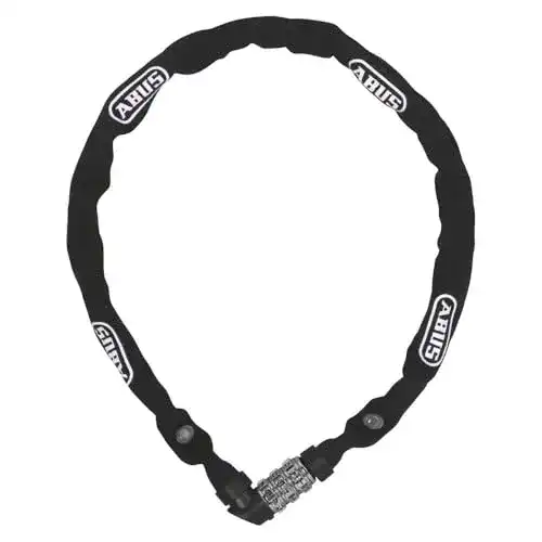 Abus Kettenschloss 56341 Schwarz 60 cm für Fahrräder