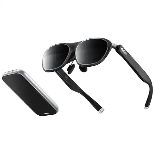 Rokid AR Spatial Schwarz – AR-Brille mit dreifachem Display und 3DoF-Funktion