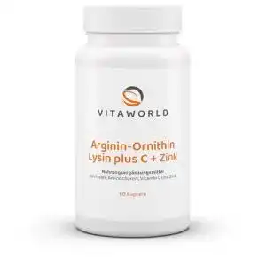 L-Ornithin mit Arginin, Lysin, Vitamin C und Zink von Vita World