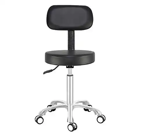 Rollhocker Antlu – Höhenverstellbarer Drehhocker mit Rollen
