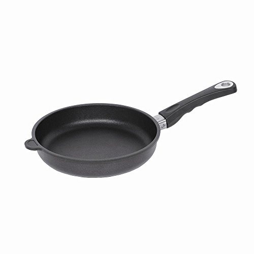 AMT Gastroguss Bratpfanne mit 24 cm Durchmesser, 5 cm hoch, nicht induktionsgeeignet