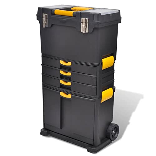 Werkzeugtrolley vidaXL mit Werkzeugkoffer und Werkzeugbox