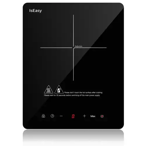 IsEasy Induktionskochplatte mit 2100W und vielseitigen Funktionen