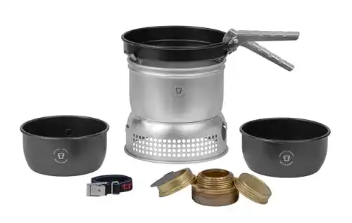 Trangia Sturmkocher Alu 27-5UL mit Kochgeschirr im Vergleich