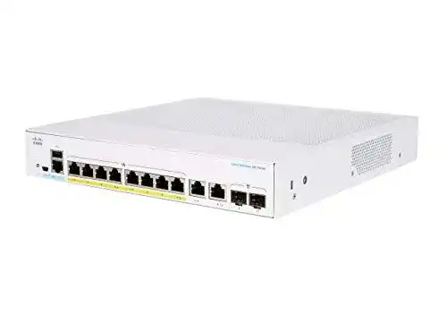 Cisco Business CBS350-8FP-2G Managed Switch mit 8 GE-Ports und PoE