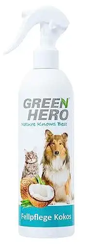 Entfilzungsspray für Katzen und Hunde – Green Hero Pflegespray mit Kokos 250ml