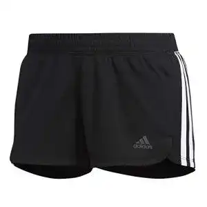 Adidas Damen Pacer 3-Stripes Knit Shorts – Schwarz/Weiß, XS
