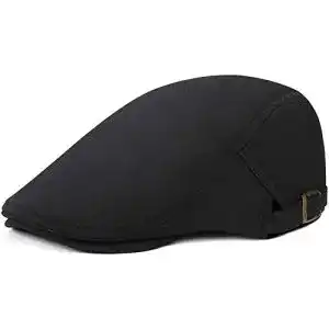 Schiebermütze Herren WETOO Schwarz – Minimalistisch und Elegant