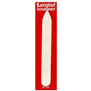 Falzbein Langlauf Schuhbedarf 160 mm aus echtem Knochen