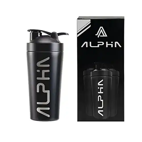 Edelstahl Shaker Alpha – Moderner und funktionaler Protein Shaker