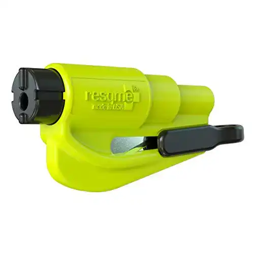 Gurtschneider Resqme GBO-RQM-YELLOWFLUO Rettungswerkzeug für Notfälle
