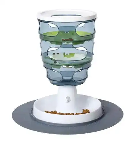 Catit Design Senses Futter Labyrinth für Katzen, interaktives Spielzeug