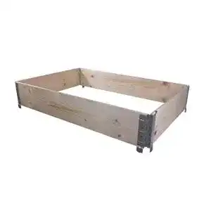 Palettenrahmen Bigdean Faltbares Hochbeet 120 x 80 cm