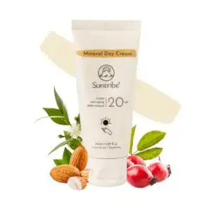 Mineralische Tagescreme mit LSF 30 von Suntribe für Anti-Aging